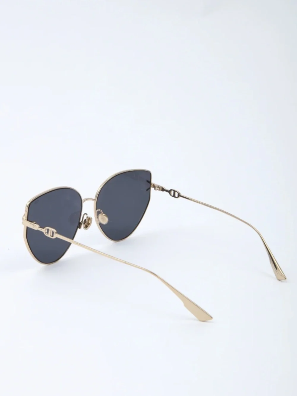DIOR Gold Frame Gipsy 1 J5G2K Cat Eye Sunglasses - Picture 5 of 10